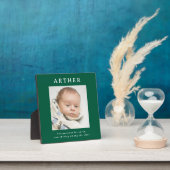 Plaque photo souvenir de perte de bébé (Insitu)