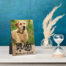 Souvenir de photo de mémoires de pattes de police 