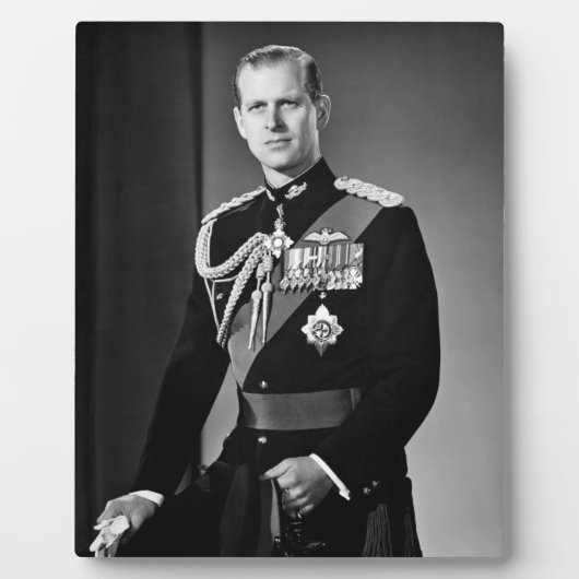 Plaque Photo Souvenir du prince Philip 1921-2021 (Devant)