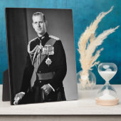 Plaque Photo Souvenir du prince Philip 1921-2021 (Côté)