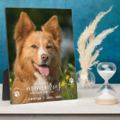 Plaque Photo Souvenir Personnalisé Moderne de Mémoires de Compa (Côté)