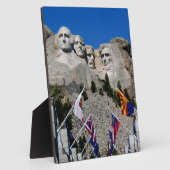 Plaque Photo Souvenir photo personnalisable Mount Rushmore (Côté)