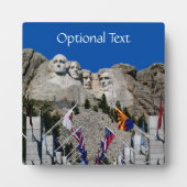 Plaque Photo Souvenir photo personnalisable Mount Rushmore (Devant)