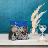 Plaque Photo Souvenir photo personnalisable Mount Rushmore (Insitu)