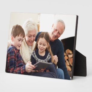 Plaque Photo Souvenirs de Famille Personnalisés Photo de Grand-