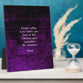 Plaque Photo Soyez Citation Inspirationnelle De Rumi Célèbre (Côté)