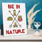 Plaque Photo Soyez dans la nature (Côté)