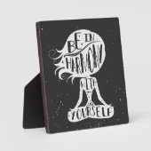 Plaque Photo Soyez En Harmonie Avec Vous-Même (Recto)