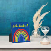 Plaque Photo Soyez l'Arc-en-ciel ! | Parties scintillant Look R (Insitu)