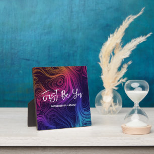 Plaque Photo Soyez Super Motif de tourbillons