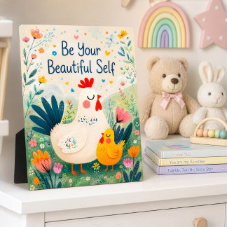 Plaque Photo Soyez Votre Beau Soi Inspiration Florale