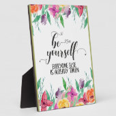 Plaque Photo Soyez vous toujours croire en vous citez (Côté)