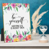 Plaque Photo Soyez vous toujours croire en vous citez (Côté)