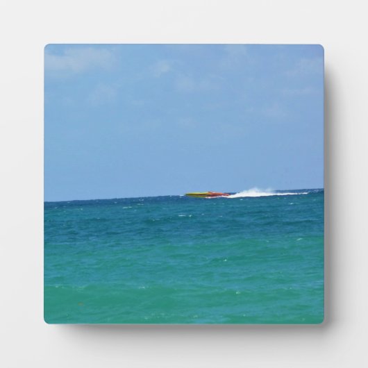 Plaque Photo Speed Boat, Fort Lauderdale, Floride (Devant)