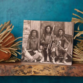 Plaque Photo Spokane Indians, 1861 (photo b/w) (Côté)