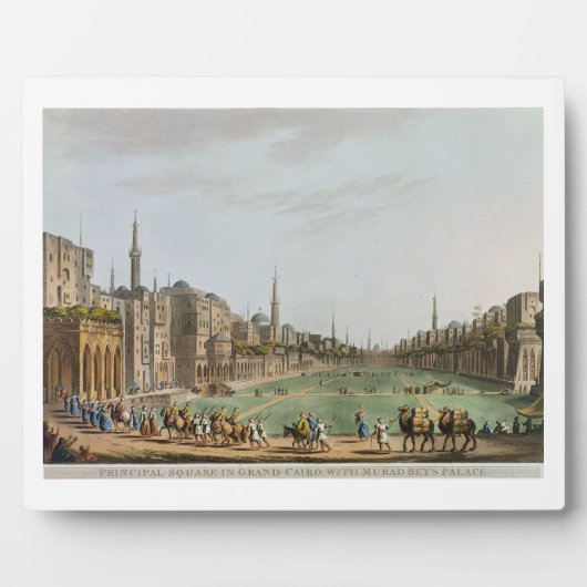 Plaque Photo Square principal au Grand Cairo, avec Murad Bey (Devant)