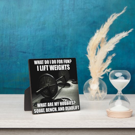 Plaque Photo Squat, Banc, Deadlift - Motivation (Insitu)