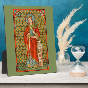 Plaque Photo St. Barbara (JP 01) 8"x10"