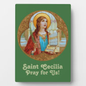 Plaque Photo St. Cecilia de Rome (BK 003) 5"x7" (Devant)