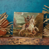 Plaque Photo St. George tuant le dragon, (huile sur panneau) (Côté)
