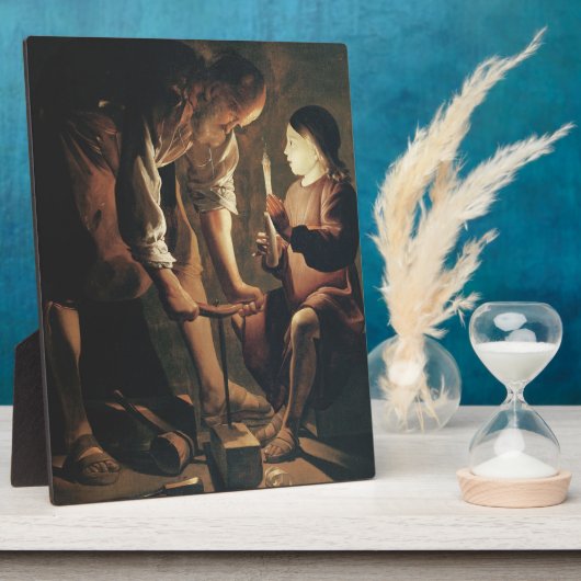 Plaque Photo St. Joseph Le Charpentier (Côté)