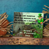 PLAQUE PHOTO ST. LE JOUR DE PATRICK LEPRECHAUN POEM (Côté)