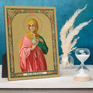 Plaque Photo St. Mary Magdalene en tant que porteur de myrrhus