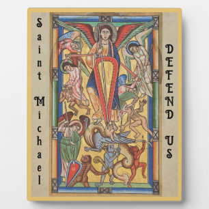 Plaque Photo St Michael Archangel