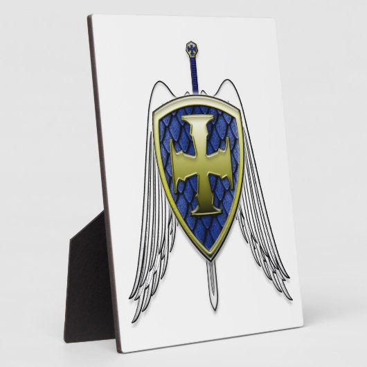 Plaque Photo St Michael - Dragon Scale Shield (Côté)