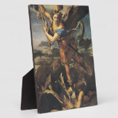 Plaque Photo St. Michael écrasant le démon, 1518 (Côté)