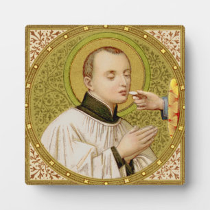 Plaque Photo St. Stanislas Kostka (SNV 25) (Image carrée) 5,25"