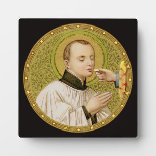 Plaque Photo St. Stanislas Kostka (SNV 25) (RoundImage) 5,25"