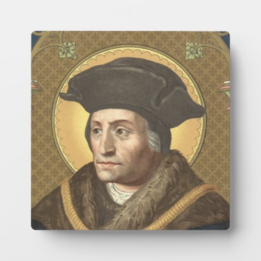 Plaque Photo St. Thomas More (SAU 026) Carré (Devant)