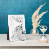 Plaque Photo Stand Off ~ 5x7 avec Easel (Côté)