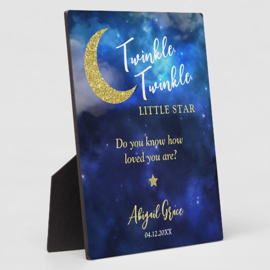 Plaque Photo Star de Twinkle (Côté)