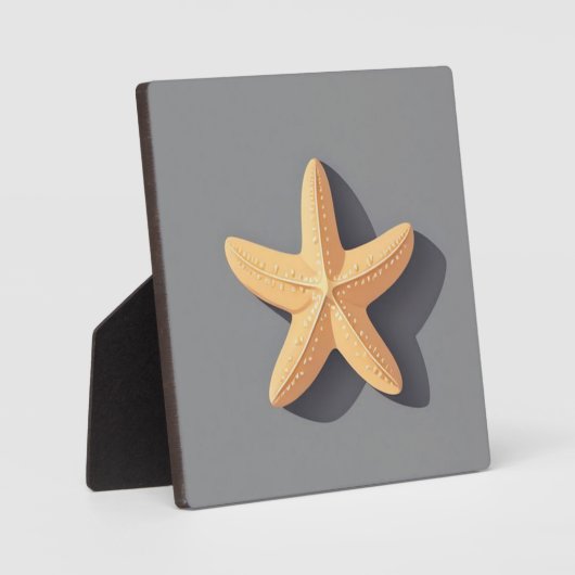Plaque Photo Starfish and Its Shadow (Recto)