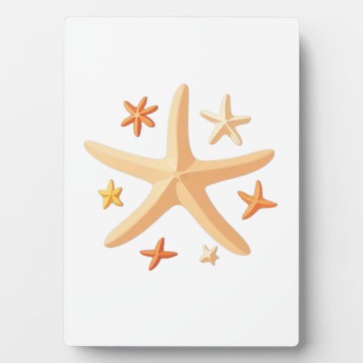Plaque Photo Starfish and the Small Ones (Devant)