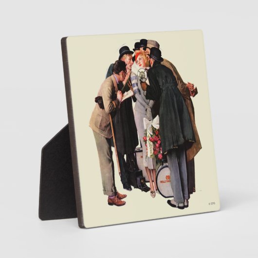 Plaque Photo Starlet Hollywood (Recto)