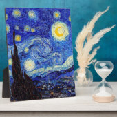Plaque Photo Starry Night Inspiré Van Gogh Classic Produits (Côté)