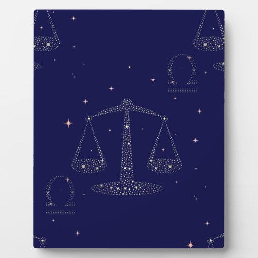 Plaque Photo stars libra (Devant)