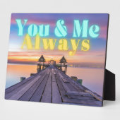 Plaque Photo Station d'accueil de l'île romantique toujours Tab (Côté)