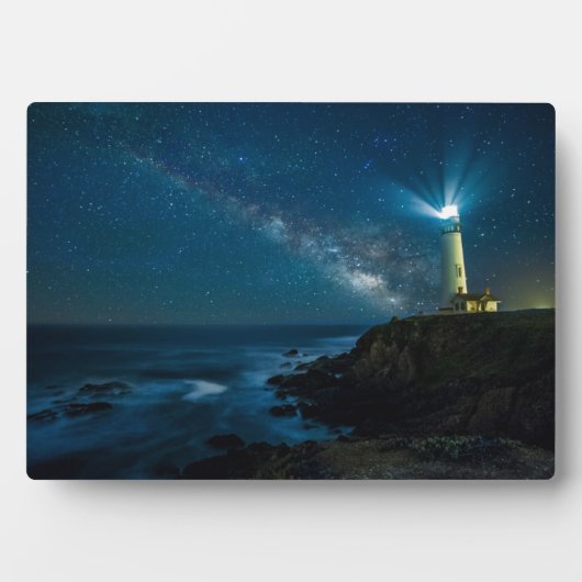 Plaque Photo Station Luminaire De Pigeon Point, Ca (Devant)