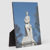 Plaque Photo Statue de Helmuth von Moltke à Berlin (Côté)
