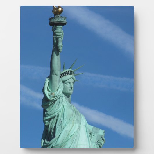 Plaque Photo Statue de la Liberté. (Devant)