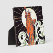 Plaque Photo Statue de la Liberté (Recto)