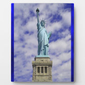 Plaque Photo Statue de la Liberté, Ellis Island, New York (Devant)