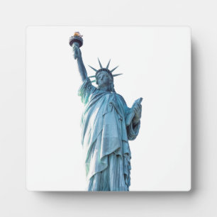 Plaque Photo Statue de la Liberté New York City
