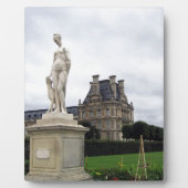 Plaque Photo Statue sur le Louvre (Devant)