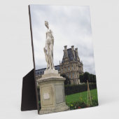 Plaque Photo Statue sur le Louvre (Côté)