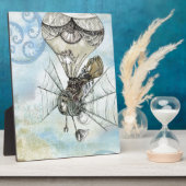 Plaque Photo steampunk balloon (Côté)